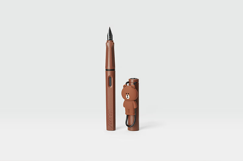 Lamy ラインフレンズ BROWN 万年筆セット Lamy X Line Friend Brown