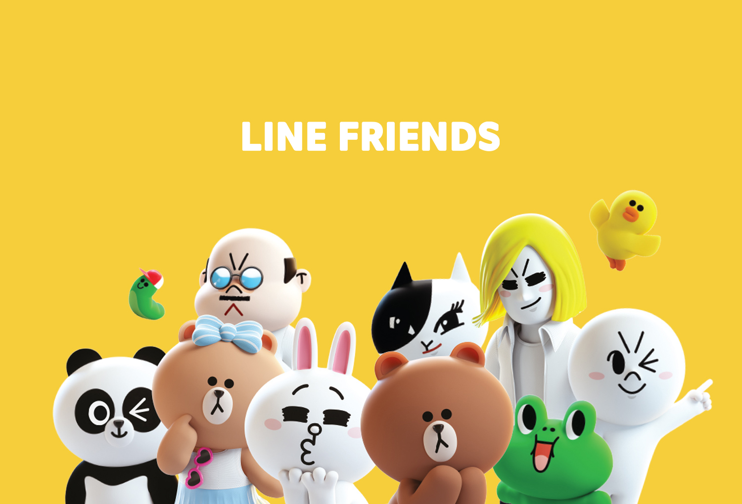 Mini line friends  Cute cartoon wallpapers, Line friends, Friends